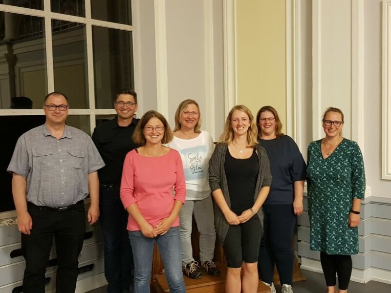 von links nach rechts: Fred Nütz, Oliver Michels, Dr. Franziska Lubenow, Renate Eisenmann, Madlen Harder, Katrin Hübner, Stefanie Neise