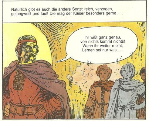 aus dem Comic: Karl der Große/ Die Wikinger, Nürnberg 1978 (Archiv Neu)